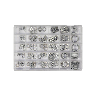 Aluminum Washers Set - 300 Pcs 