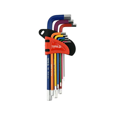 Long hex key set 1.5-10mm 9pcs