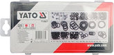 Rubber o-rings set 225 pcs - YT-06877