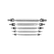 Set of Torx Wrenches with Joints 5 PCS.