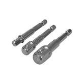 Hex adapter kit for sockets - 1/4, 3/8, 1/2