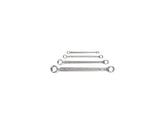 Torx ring spanner set e6-e24, 4 pcs