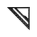 Carpentry angle 180mm - 300mm for rafers