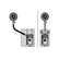Compression gauge, threaded adapter