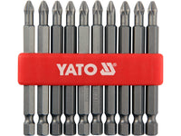 Screwdriver Bit Set, 10 PCS PH2X75 MM - YT-0480