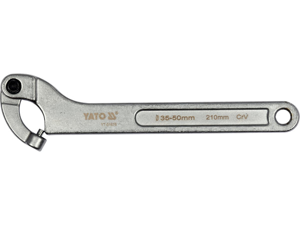FLEXIBLE HOOK PIN WRENCH 35-50 MM - YT-01676