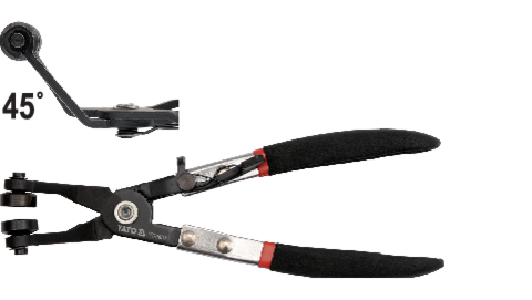 HOSE CLAMP BENT PLIERS -  YT-0651