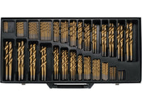 HSS TiN-Coated Metal Drill Bit Set 1–13mm – 190pcs