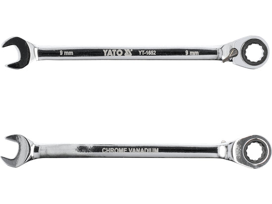 COMBINATION RATCHET WRENCH 9 MM - YT-1652