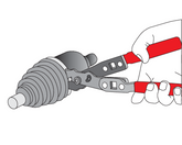 CV BOOT CLAMP PLIERS