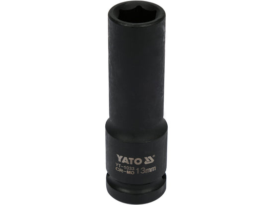 HEXAGONAL DEEP IMPACT SOCKET 1/2'' 13 MM - YT-1033