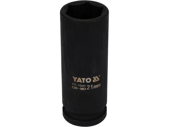 HEXAGONAL DEEP IMPACT SOCKET 1/2'' 21 MM - YT-1041