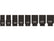 Hexagonal Deep Impact Socket Set 3/4" 8Pcs