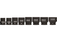 Hexagonal Impact Socket Set 3/4" Drive 22–41mm – 8pcs