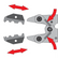 Quick Interchangeable Ratchet Crimper Set 6PCS