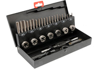 HSS M2 Tap & Die Set M3–M12 – 32pcs