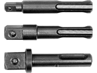 3pcs SDS Socket Driver Set 1/4", 3/8", 1/2"