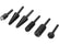 6PCS SET OF ROTARY RASPS FOR METAL (3PCS) AND WOOD (3PCS) - YT-61712