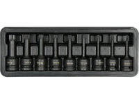 9pcs Impact Bit Socket Set Spline 1/2" - YT-10691