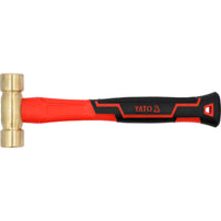 BRASS HAMMER WITH FIBERGLASS HANDLE 1000G - YT-45294