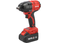 Brushless Impact Wrench 18V, 1/2", 850 Nm – 2× 4 Ah – YT-8277935