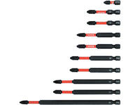 Impact Bits Set 1/4" PH2 10Pcs