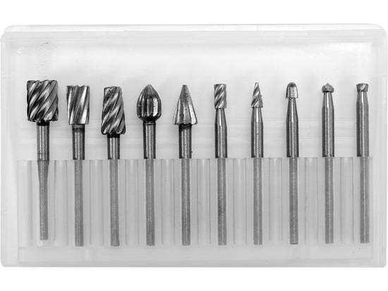 ROTARY FILES FOR MINI GRINDER SET 10PCS -YT-61731