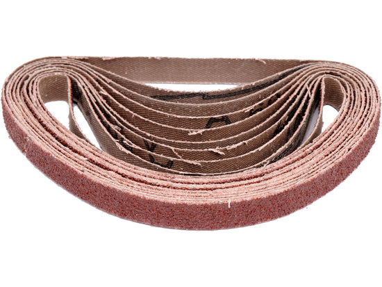 SANDING BELT 10 PCS GRIT: P60 SIZE:10X330MM - YT-09743