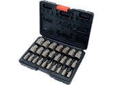 Screw & Bolt Extractor Set 25pcs, 3–23mm