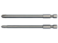 SCREWDRIVER BIT SETS 1/4'', 2 PCS - TRIWING: NR2X100MM; NR4X100MM 1/4'' HEX DRIVE - YT-0497