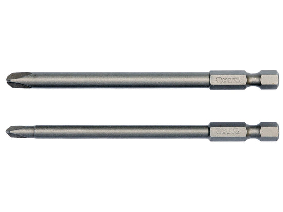 SCREWDRIVER BIT SETS 1/4'', 2 PCS - TRIWING: NR2X100MM; NR4X100MM 1/4'' HEX DRIVE - YT-0497