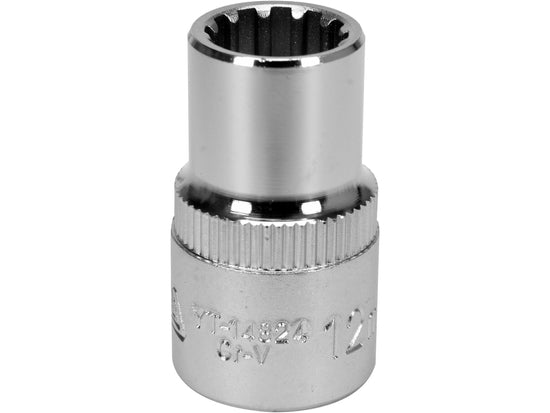 SOCKET SPLINE 1/2" *12MM*38MM - YT-14824