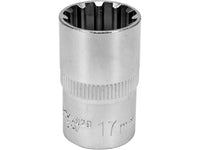 SOCKET SPLINE 1/2" *17MM*38MM - YT-14829