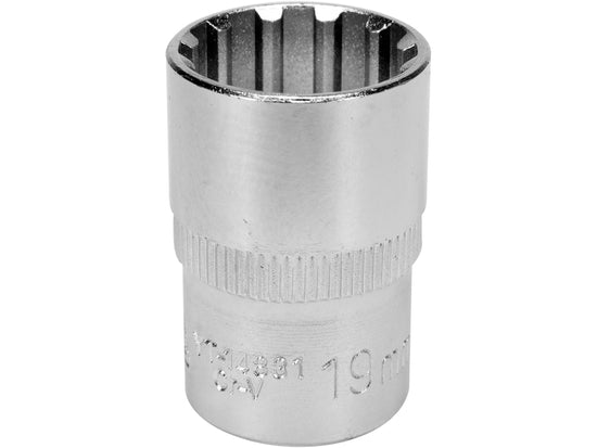SOCKET SPLINE 1/2" *19MM*38MM - YT-14831