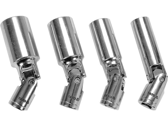 SWIVEL SPARK PLUG SOCKET SET 4 PCS - YT-38520