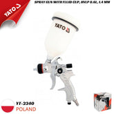 Hvlp spray gun 0.6l, 1.5 mm